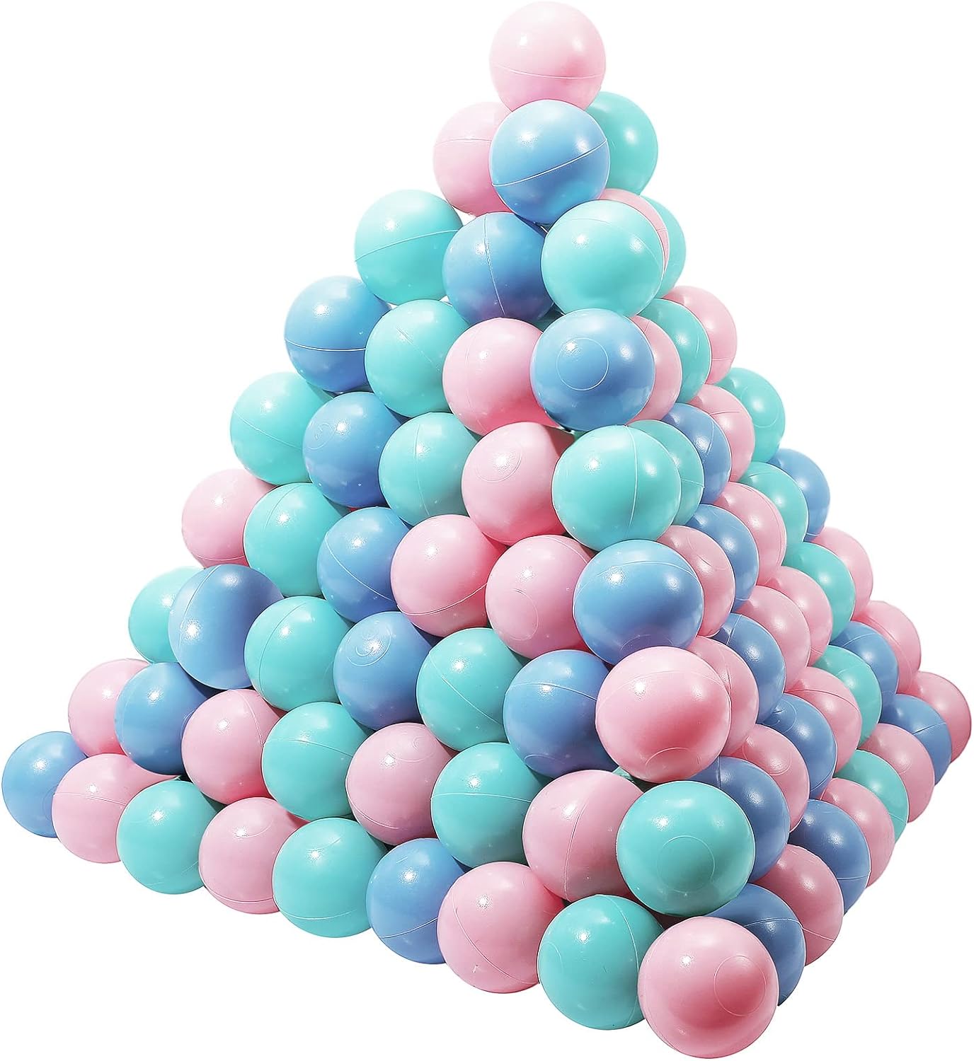 500 Pcs Macaron Pit Balls Bulk Pit Pool Playpen Balls Plastic Balls Ocean Balls for Toddlers