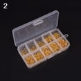 thumbnail image 1 of 500 Pcs Multi Sizes Fish Jig Hooks with Hole Fishing Hook Tackle Box Steel Fishhook, 1 of 7