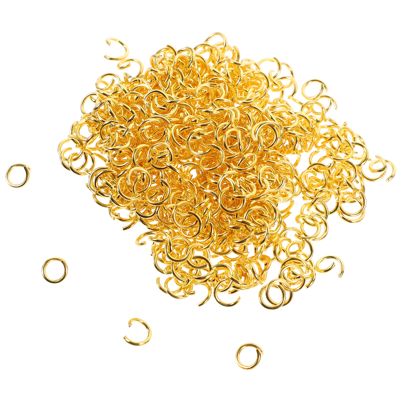 500 Pcs Necklaces Split Ring for DIY Jewelry Multipurpose Jump Rings ...