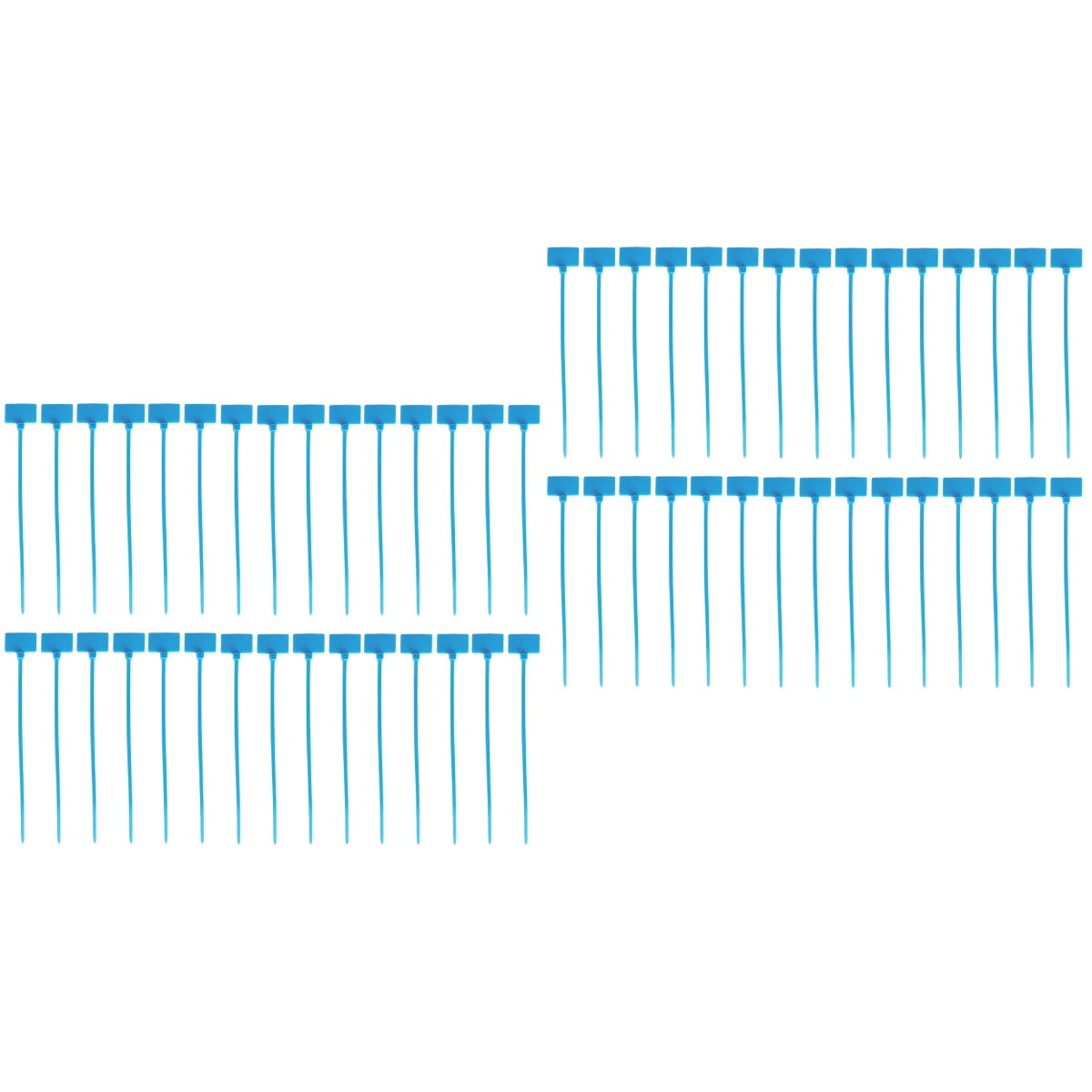 500 Pcs Nylon Cable Tie Zip Ties with Labels Plastic Selflocking Wire
