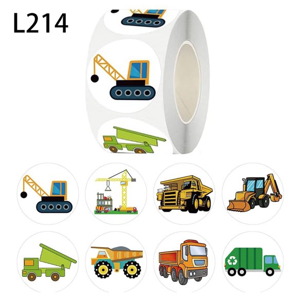 500 Pcs Per Roll Sticker Labels for Toy Cars Vehicles Decoration Sealing