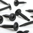 thumbnail image 1 of 500 Pcs Phillips Truss Head Sheet Metal Self Tapping Screw 18-8 (#8 x 1", Black), 1 of 2