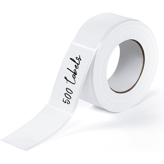 500 Pcs Removable Labels Easy Peel Off, 1x2 Inch Blank Food Label Stickers, Waterproof, Oil Resistant, No Residue, Freezer Tape for Labeling, Freezer Labels for Home, Restaurants & Catering