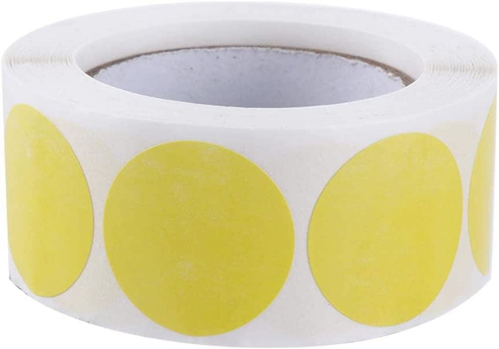 500 Pcs Round Dot Stickers Roll, Colorful Color-Code Dot Stickers, 1 ...