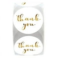 thumbnail image 1 of 500 Pcs Round White Paper Label Sticker Thank You Sticker Weddi Seals Lucky A0D6, 1 of 9