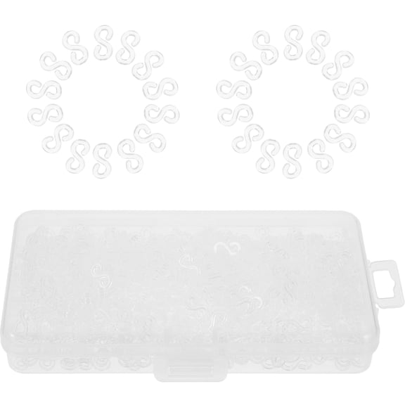 500 Pcs Rubber Band Buckle Kit Bracelet Loom Hand Jewelry Plastic