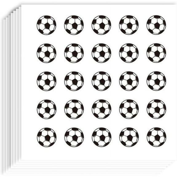 500 Pcs Self-Adhesive Football Stickers 0.5 Inch Football Scrapbook Paper Football Stickers Football Decals for Planner Calendar Scrapbook Crafting Party Decor Gift Bag Seal for Party Colorful