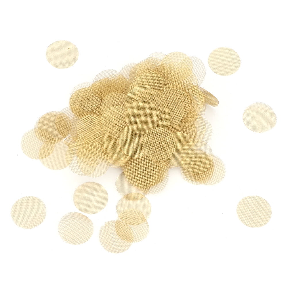 500 Pcs Tobacco Pipe Screens 20mm Brass Tobacco Support Net Pipe Screen