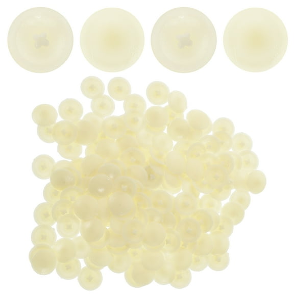 GOOHOCHY 500pcs Plastic Screw Covers Decorative Caps for Furniture Screw Protector Cabinet Screw Head Topper Wall Hole Decoration