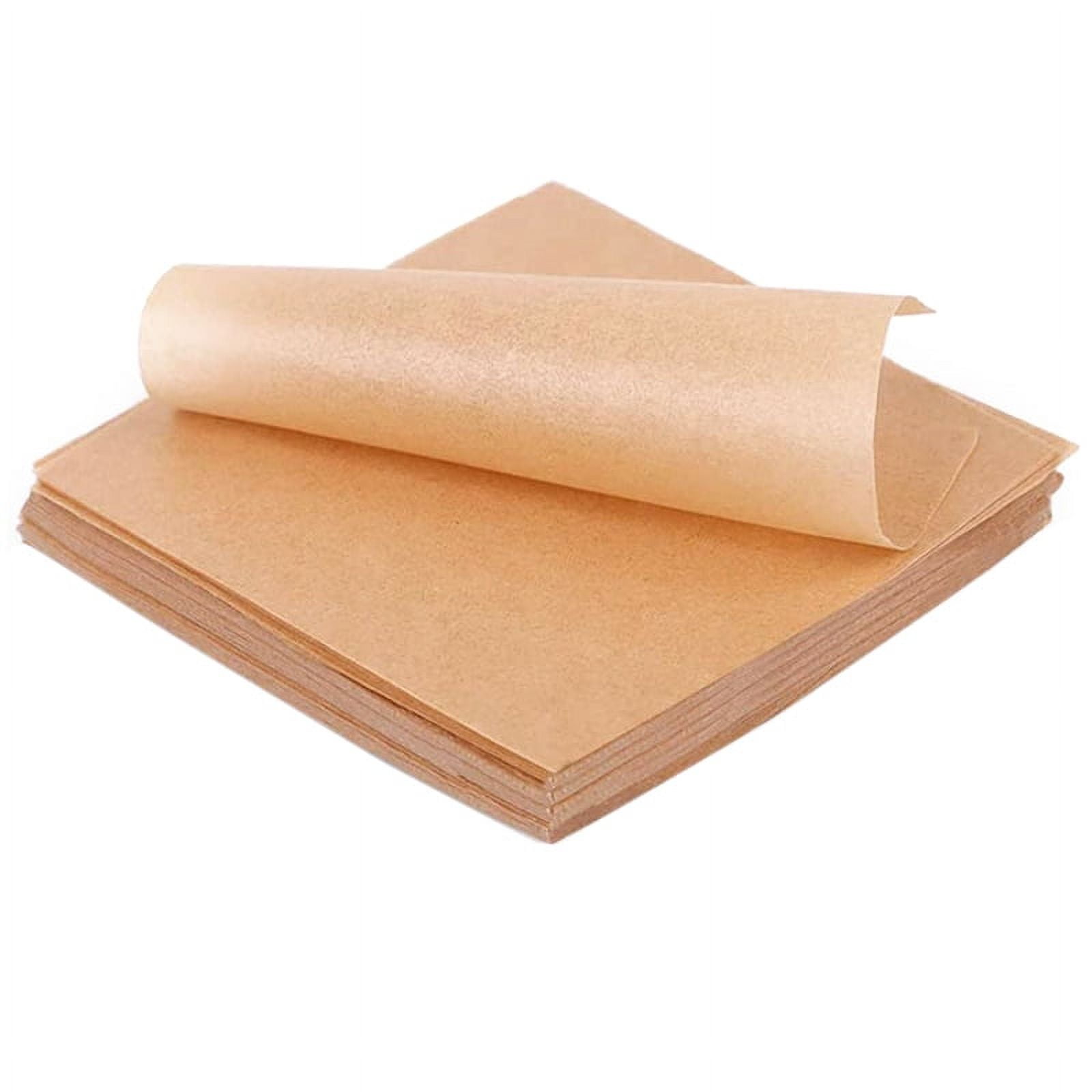 DISSKNIC 100PCS Unbleached Parchment Paper sheets 12 x 16, Precut Parchment  Paper for Baking, Half Sheet Parchment Paper for Cookie Baking