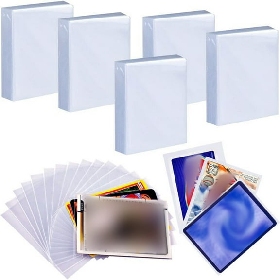 500 Penny Sleeves Trading Card Protector, Baseball Football Basketball Sleeves Fits for Magic The Gathering/ for C.A.H/ for Phase 10/ Sport Card