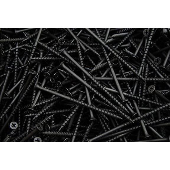 (500) Phillips Bugle Head 10 x 5 Coarse Drywall Wood Screw - Plain Black Bulk$$Hardware