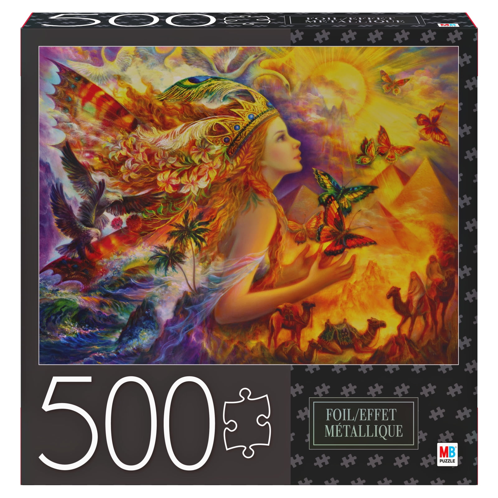 500-Piece Adult Jigsaw Puzzle with Foil Accents, Fantastic Colorful