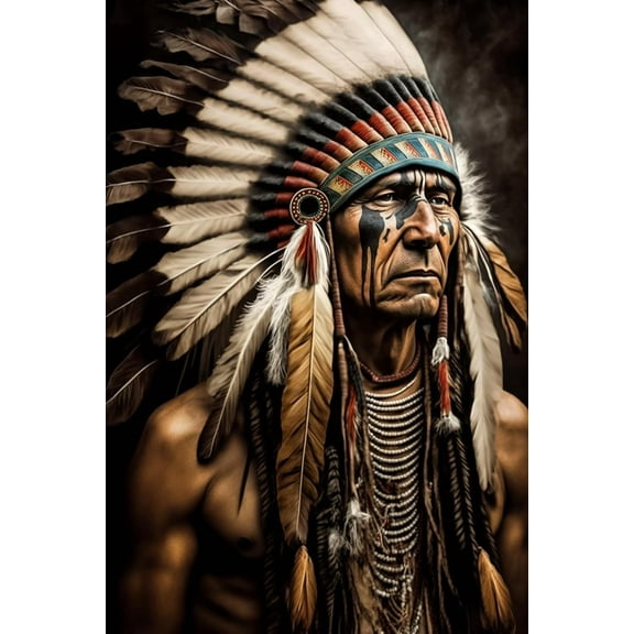 500 Piece Adult Puzzle, Old Man Indian, Puzzle Educational Gift, Room Decor Wall Decor Exercise Willpower Birthday Gifts