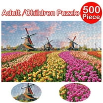 ​500-Piece Art Puzzle for Adults - 18"x11" Frameable Snap-Fit | Premium Paper Puzzles Ages 14 ​​ multicolor