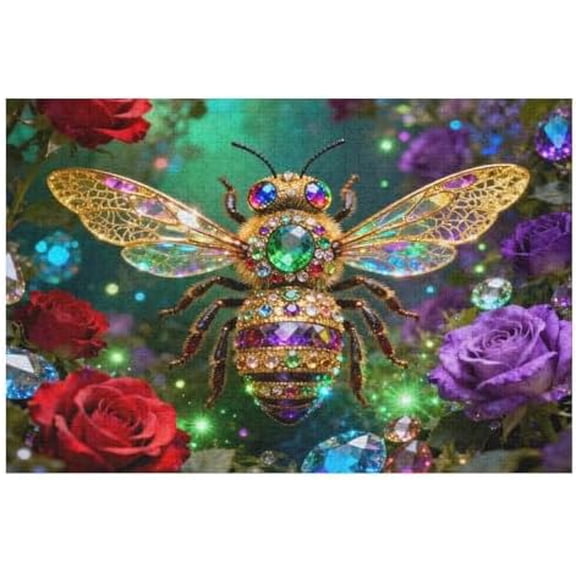 500 Piece Bee Insect-Themed Puzzle for Adults, 20.5"x15" – Fun & Relaxing, Unique Gift and Home Decor
