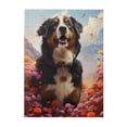 thumbnail image 1 of 500-Piece Wooden Jigsaw Puzzle for Adults - Bernese Mountain Dog Flowers , Fun & Relaxing Family Game, No-Dust Interlocking Pieces, Perfect Wall Decor & Holiday Gift, 1 of 7