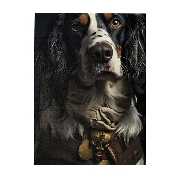 500 Piece Captivating Canine Explorer Jigsaw Puzzle For Adults Challenging Wooden Art, Relaxing Brain Teaser, Stress Relief & Ideal Gift For Dog Lovers
