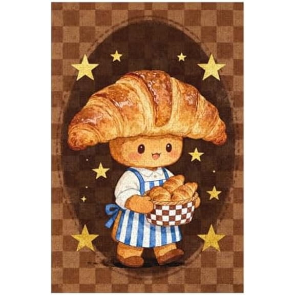 500 Piece Cartoon Bread Fun Bakery Puzzle for Adults – Unique DIY, Family Game Night, Interactive Puzzle Gift