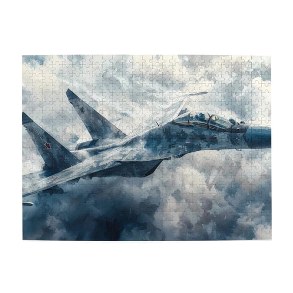 500 Piece Fighter Jet Jigsaw Puzzle For Adults – Challenging & Relaxing Brain Exercise, Vibrant Military Aircraft Art, Home Decor & Ideal Gift For Aviation Fans