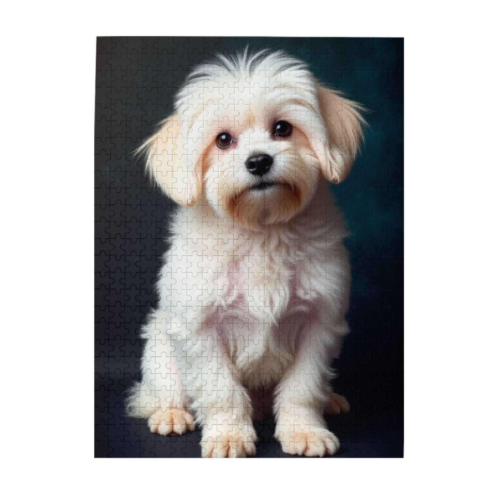500 Piece Fluffy Dog Jigsaw Puzzle For Adults Relaxing And Challenging ...