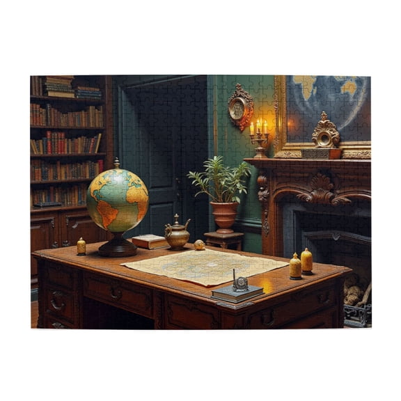 500 Piece Globe Jigsaw Puzzle For Adults Challenging And Relaxing World Map Puzzle， HighQuality Pieces， Fun Brain Teaser， Great Gift Idea For Puzzle Lovers