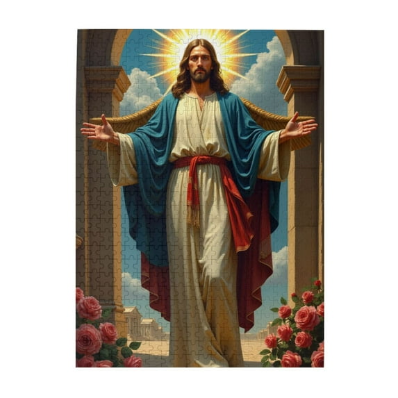500 Piece God Jigsaw Puzzle For Adults – Religious Art Challenging & Relaxing Puzzle HighQuality Pieces Great Gift Idea Home Décor