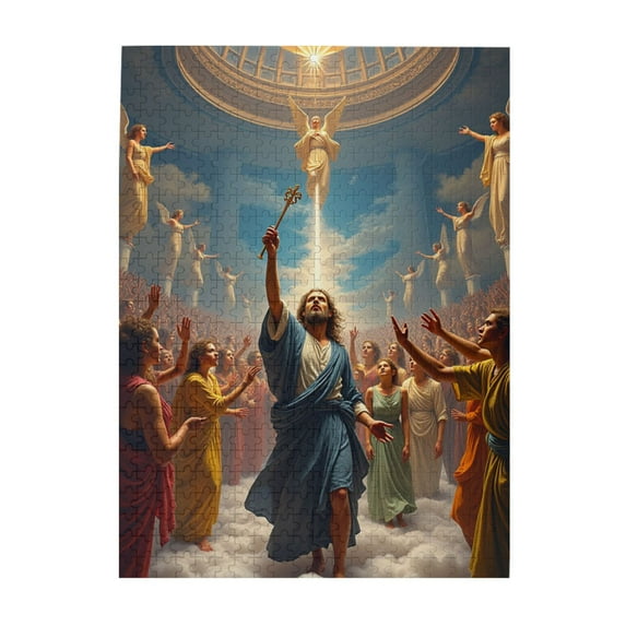 500 Piece God's Kingdom Jigsaw Puzzle For Adults – Challenging And Relaxing Adult Puzzle Vibrant Illustrations & Quality Pieces Great Gift Idea Home Décor