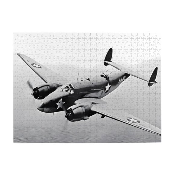 500 Piece Historic WWII Aircraft Jigsaw Puzzle For Adults – Challenging Wooden Brain Exercise, Captivating Military Plane Home Decor, Ideal Gift Idea