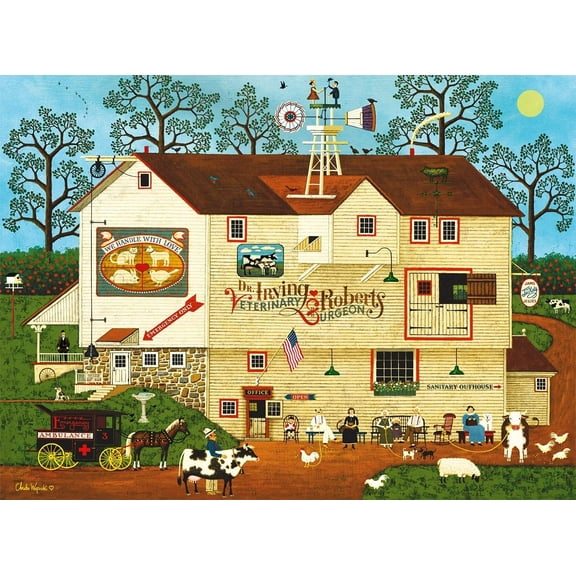 500 Piece Jigsaw Puzzle for Adults Charles Wysocki Fun and Challenging Positive Thinking Party Entertainment Family Puzzles Wooden Jigsaw Puzzles Challenging Party Games Activity Toys 500 Pieces