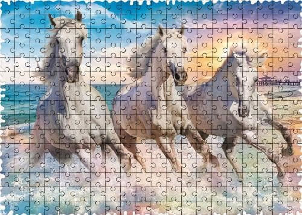 500 Piece Jigsaw Puzzle for Adults Horse Wooden Puzzle Environmentally ...