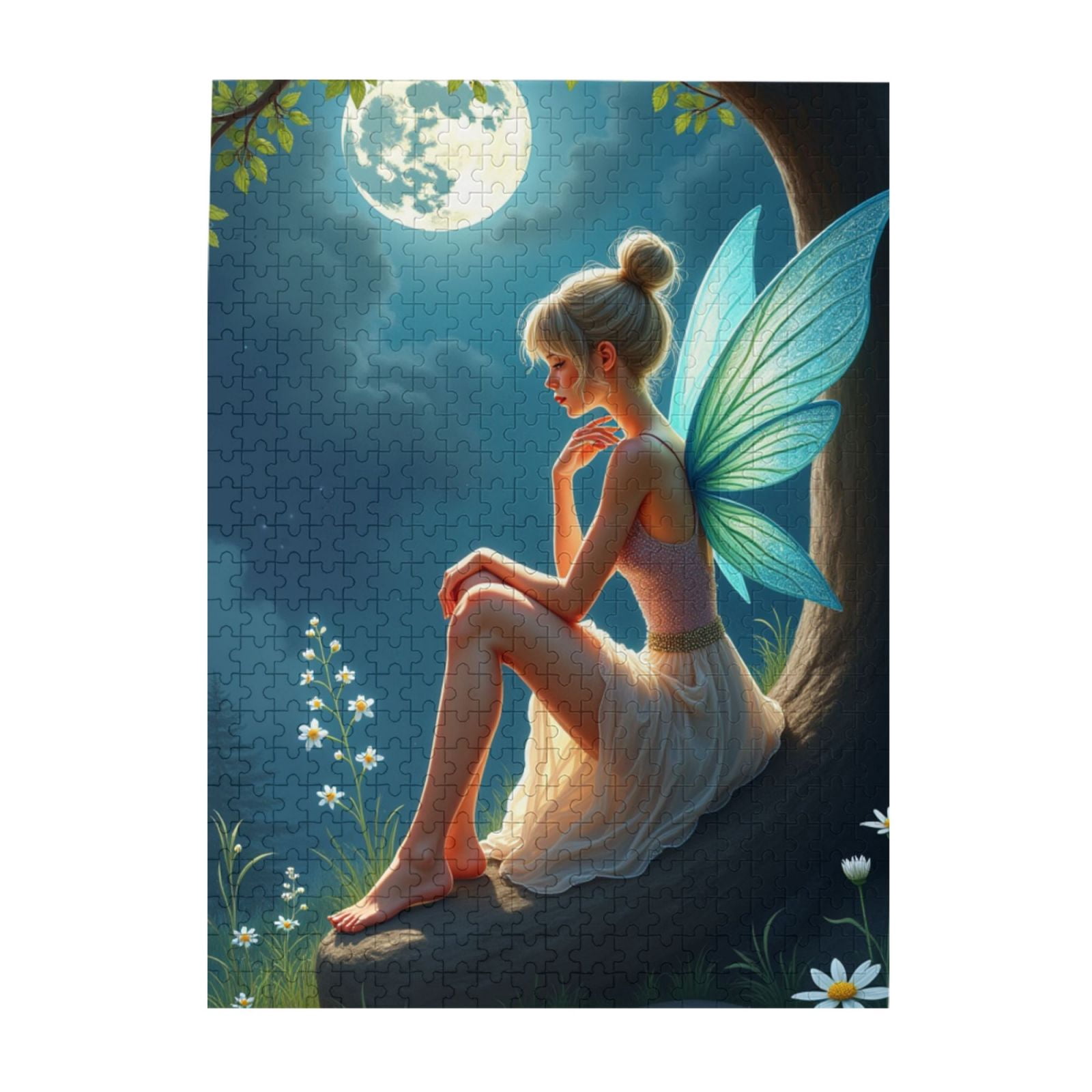 500 Piece Jigsaw Puzzle For Adults Moonlit Fairy A Relaxing And ...