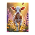 thumbnail image 1 of 500 Piece Jigsaw Puzzle For Adults Calf In Flower Field Challenging And Relaxing Adult Puzzle Unique Artwork Fun Activity Great Gift Idea Home Decor, 1 of 6