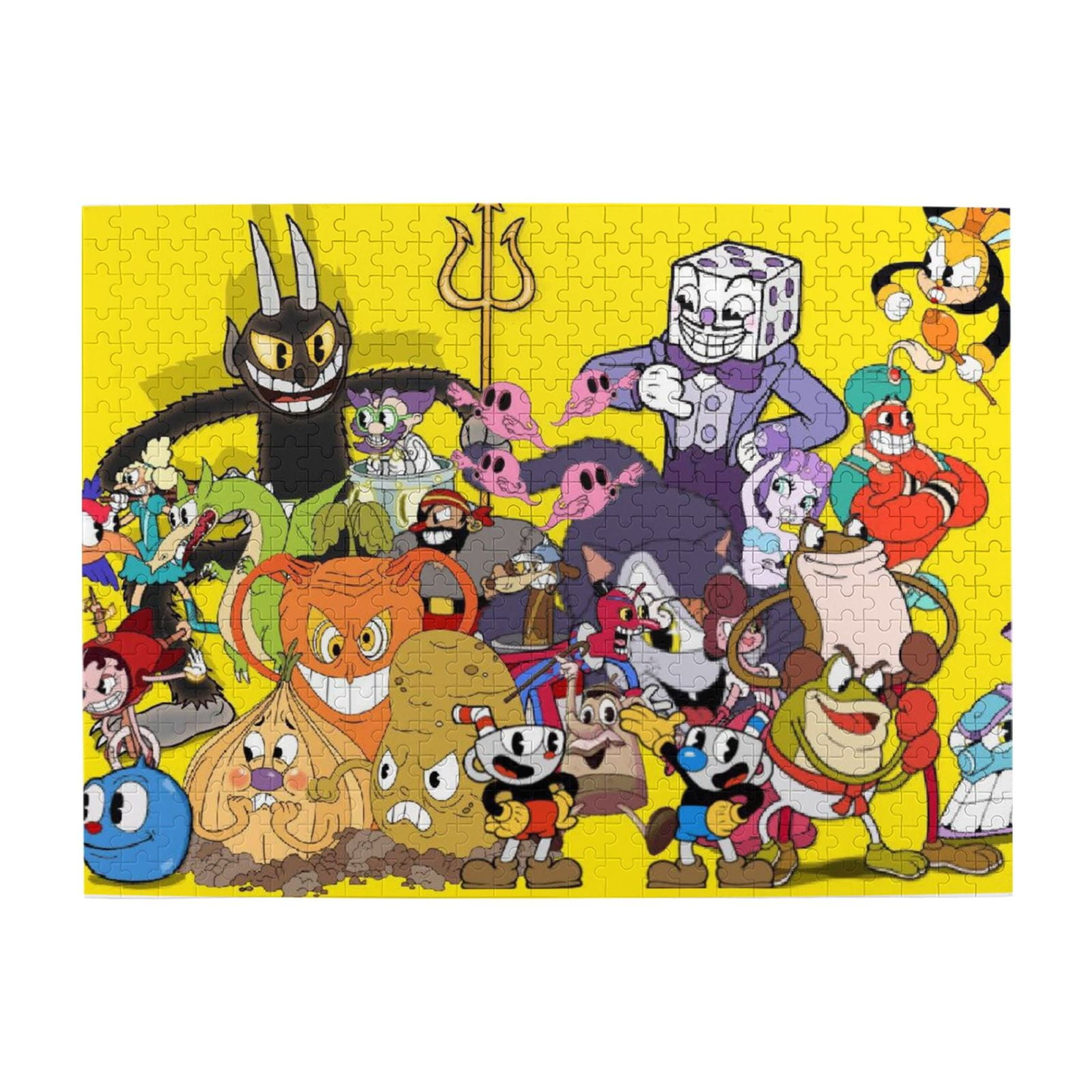 500 Piece Jigsaw Puzzle For Adults & Kids The Cuphead Show Puzzle For