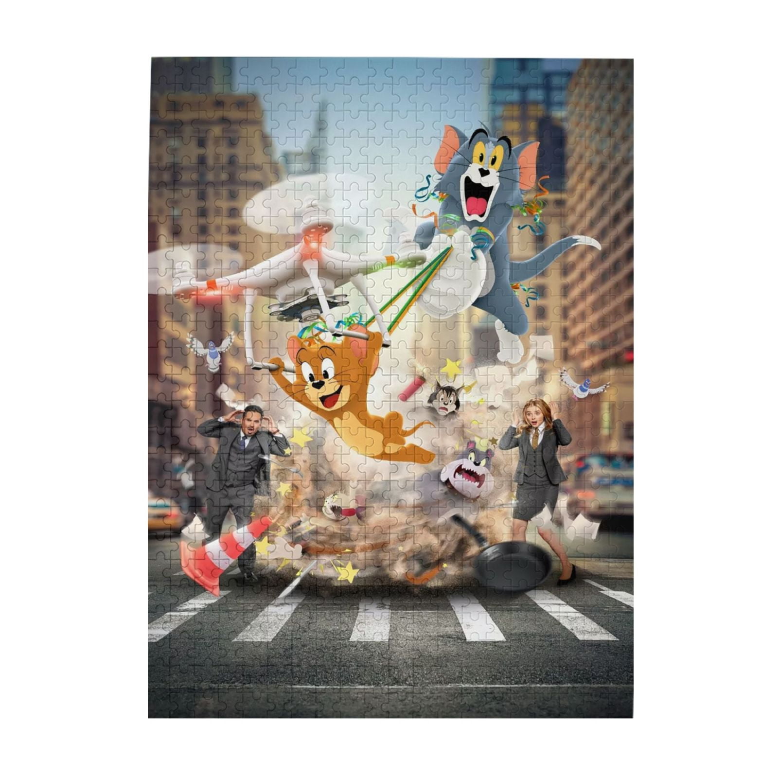 500 Piece Jigsaw Puzzle For Adults & Kids - Tom and Jerry Puzzle For ...