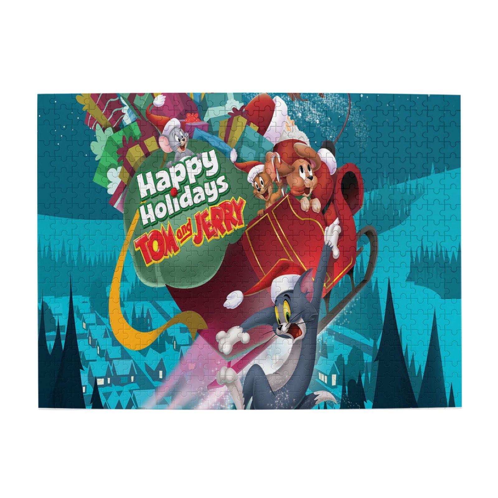 500 Piece Jigsaw Puzzle For Adults & Kids - Tom and Jerry Puzzle For ...