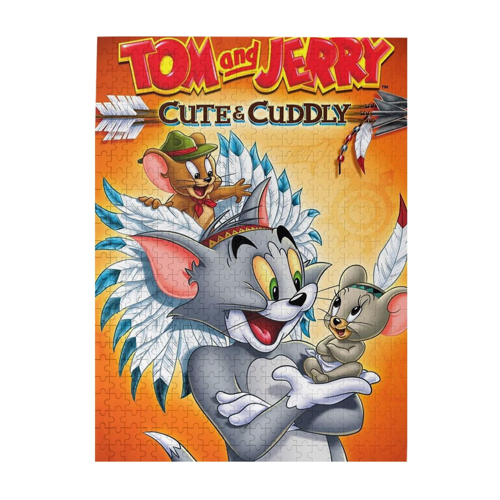 500 Piece Jigsaw Puzzle For Adults & Kids - Tom and Jerry Puzzle For ...