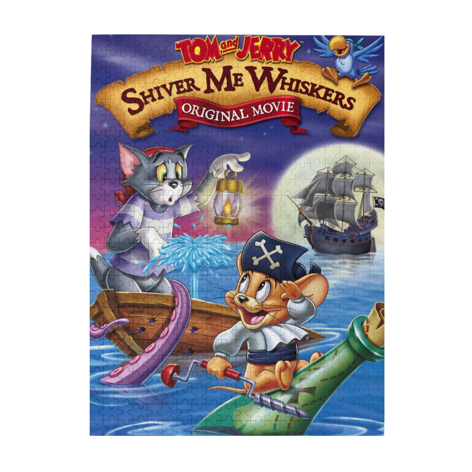 500 Piece Jigsaw Puzzle For Adults & Kids - Tom and Jerry Puzzle For ...