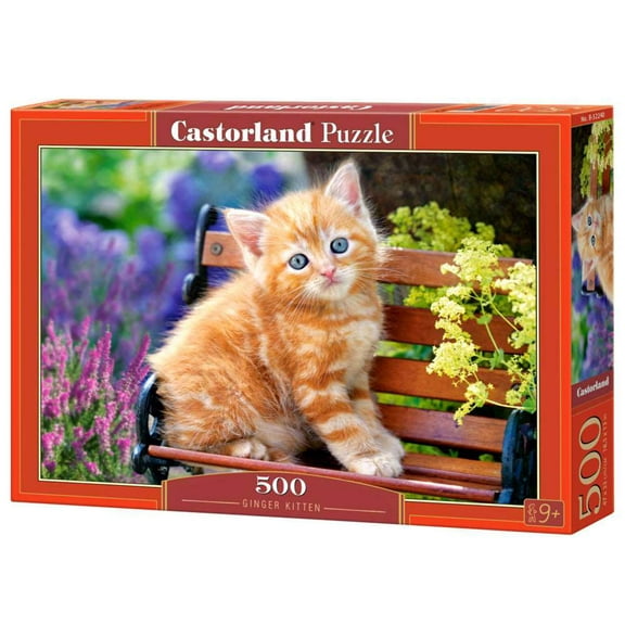 Bridge Toys - Castorland, 500 Piece Jigsaw Puzzle, Ginger Kitten