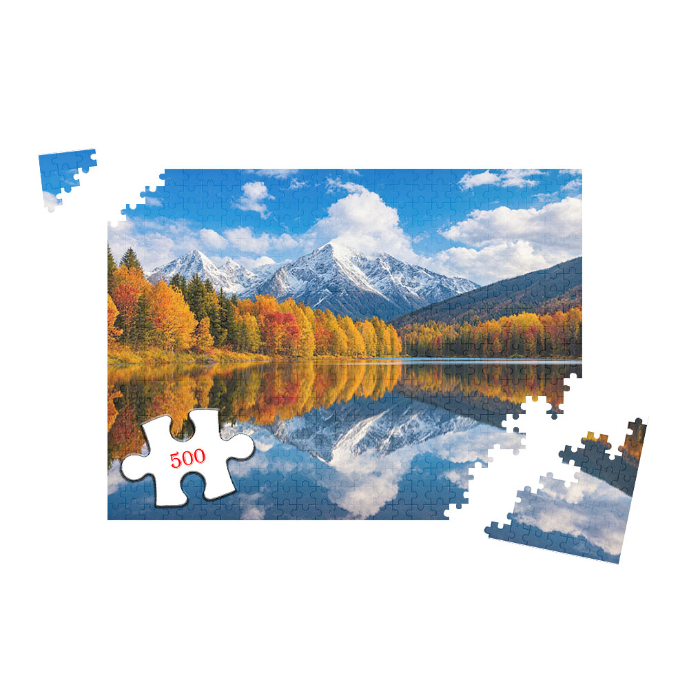 500 Piece Jigsaw Puzzle Grand Teton National Park Autumn Landscape 