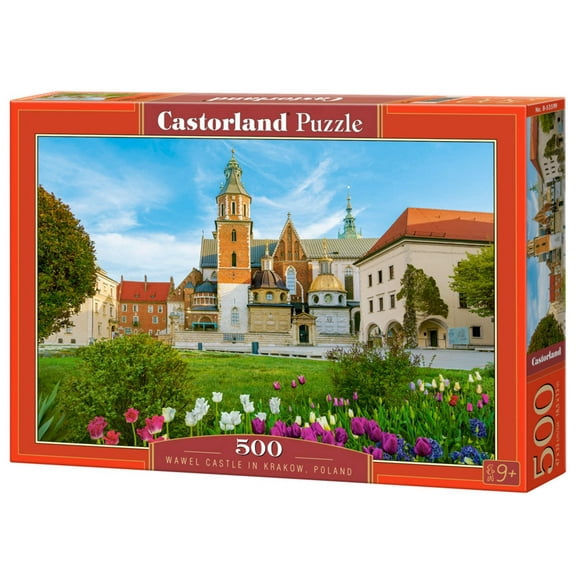 500 Piece Jigsaw Puzzle, Wawel Castle in Krakow, UNESCO World Heritage Site, Poland, Adult Puzzle, Castorland B-53599