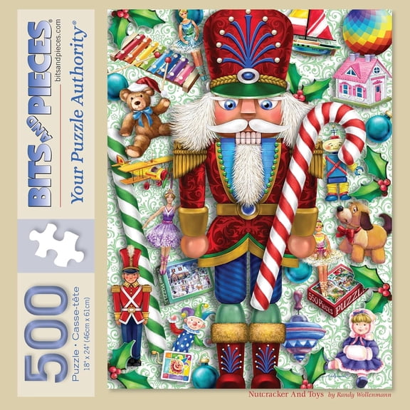 500 Piece Jigsaw Puzzle for Adults “Nutcracker and Toys” Christmas 18"x24"