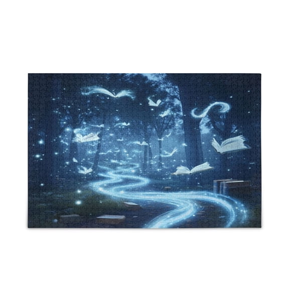 500-Piece Jigsaw Puzzle for Brain Teasing Fun & Perfect Wall Art for Adults Ages 15+ Books Flying