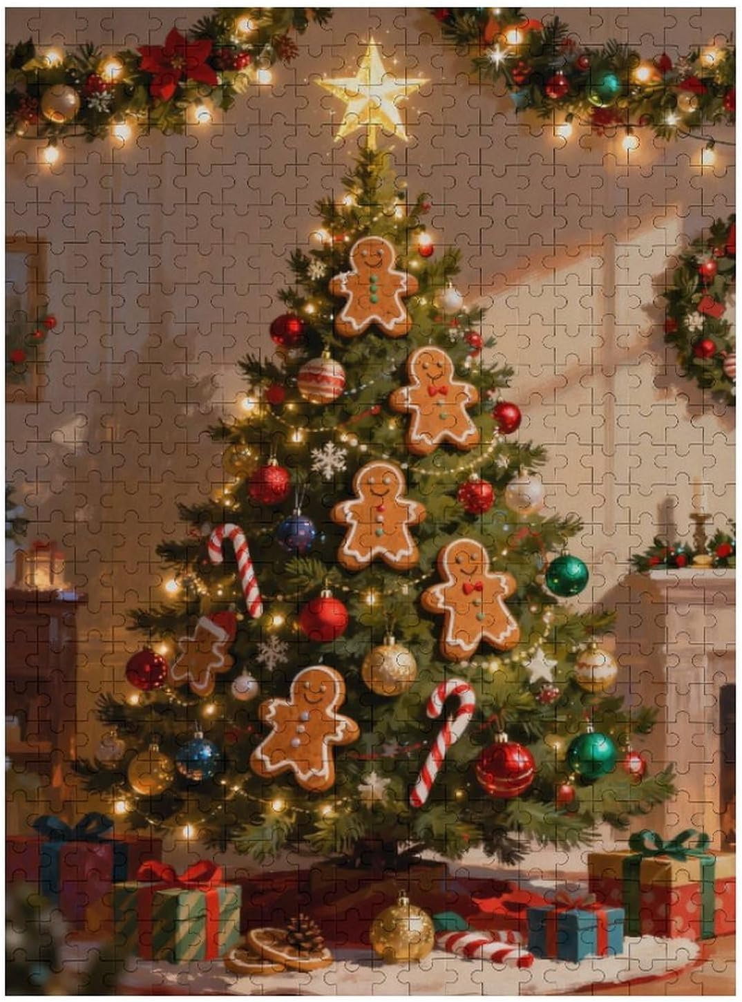 500 Piece Jigsaw Puzzles for Adults Lovely Christmas Tree Jigsaw Puzzle ...