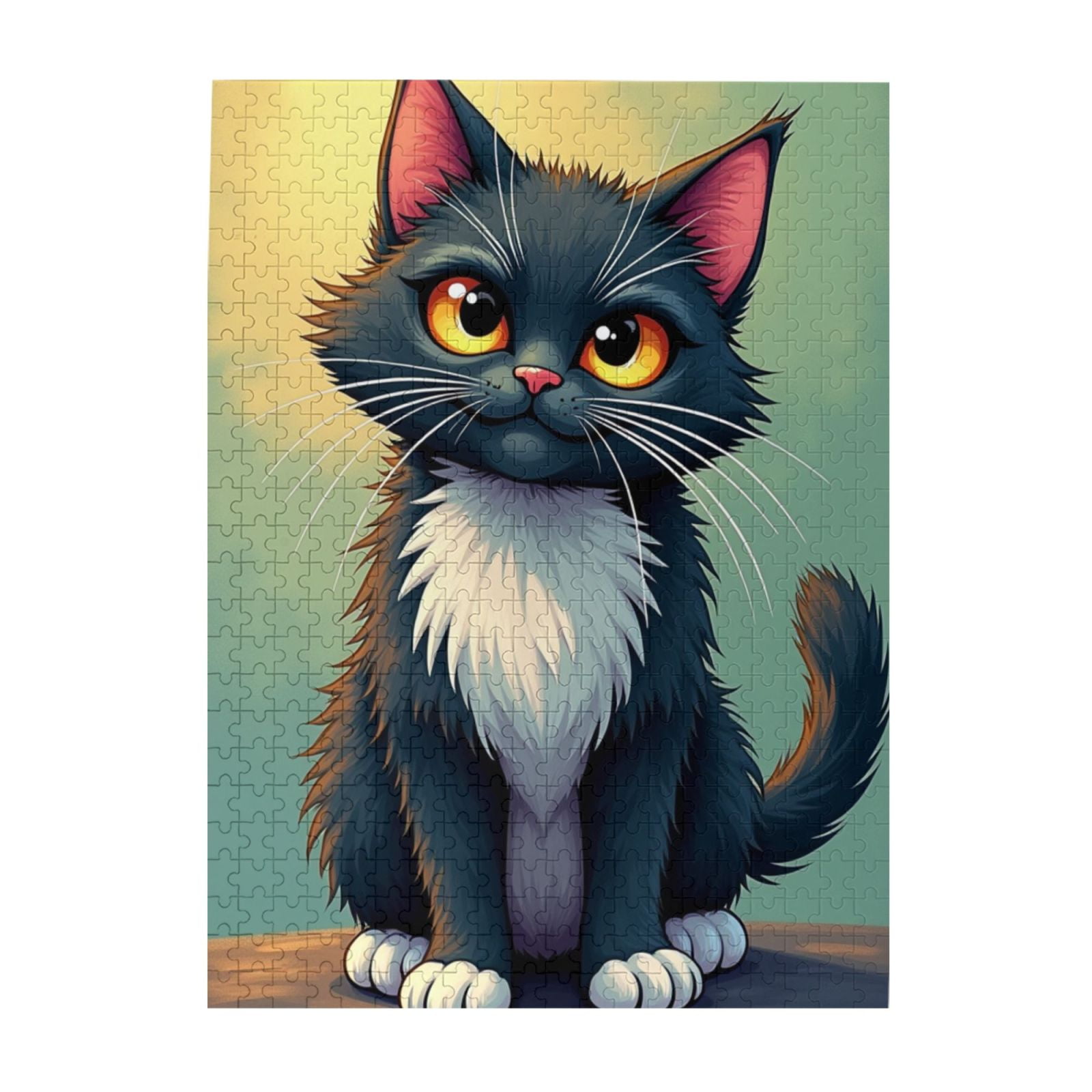 Funny Cat Fish 1000 Piece Jigsaw Puzzle - Challenging Art Puzzle For Adults