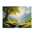 thumbnail image 1 of 500 Piece Jigsaw Puzzles For Adults Serene Valley Landscape Challenging & Relaxing Puzzle， Beautiful Artwork， Great Gift Idea, 1 of 6