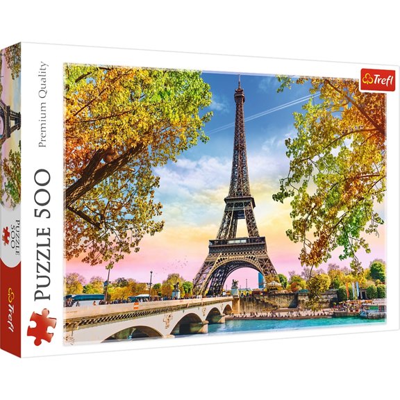 Trefl 500 Piece Jigsaw Puzzles, Romantic Paris, France