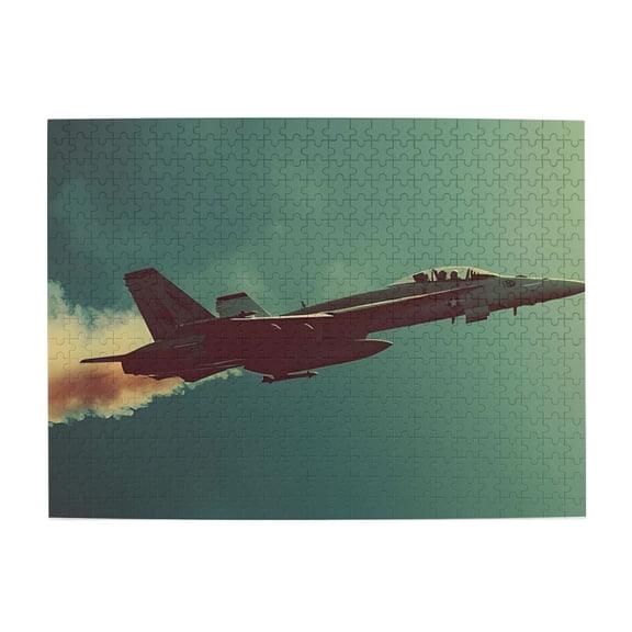 500 Piece Military Fighter Jet Jigsaw Puzzle For Adults – Vibrant, Dynamic Aircraft Artwork, Challenging Wooden Brain Exercise, Relaxing Game, Unique Gift & Home Decor