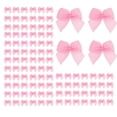 thumbnail image 1 of 500-Piece Mini Pink Satin Bows, 1x1Inch Versatile Craft Ribbon Bows,Mini Satin Ribbon Bows for Gift Packaging,Hair Clips,Scrapbooks,Holiday Party Decor, 1 of 6