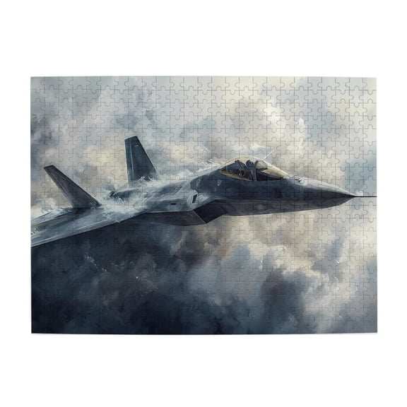 500 Piece Modern Fighter Jet Jigsaw Puzzle For Adults – Stunning Military Aircraft Artwork, Challenging & Relaxing Brain Exercise, Stress Relief Game, Unique Gift For Aviation Lovers & Wall Art